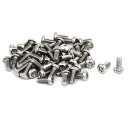 ボタンヘッドトルクスネジ 304ステンレススチール シルバートーン M2.5x6mm 50個入り