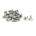 いたずら防止ねじ 304ステンレス鋼 平頭 マシンネジ M2x5mm 20個入り