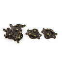 掛け金 ボックスラッチ 留め金 アンティーク ブロンズトーン 5個入 37mmx27mm