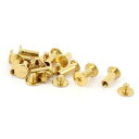 バインドネジ アルバム ポスト ブラス製プレート 10個入 5mmx12mm