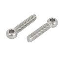 アイボルト ネジ M8x40mm 6mm内径 304ステンレス製 2本入(4)