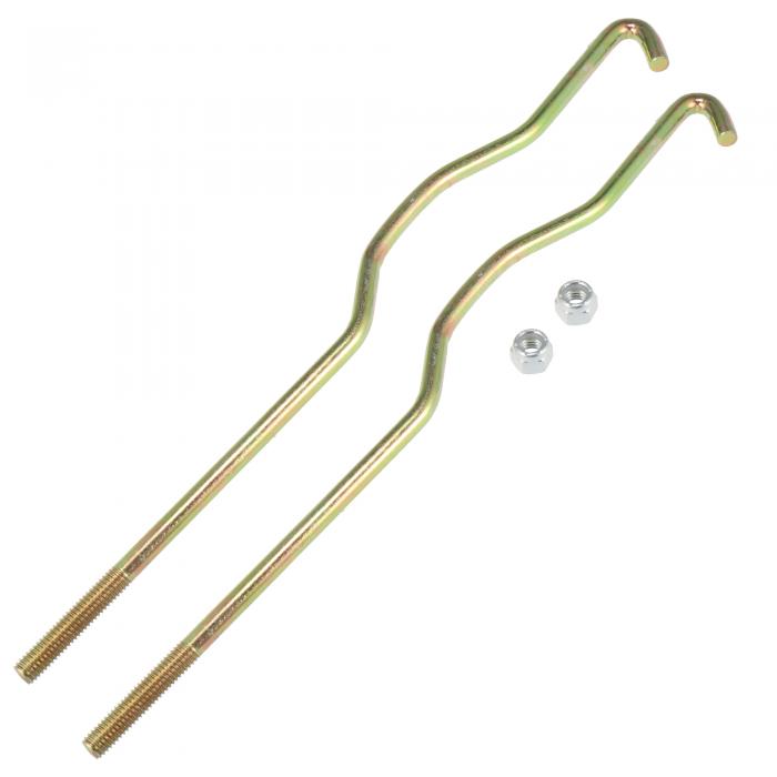 X AUTOHAUX ゴルフカートバッテリーホールドダウンロッド ボルトナットバッテリークランプ Club Carに..