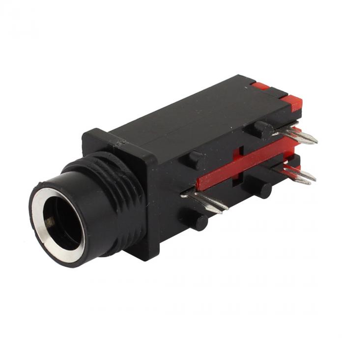 ジャック ソケット 基板実装 コネクタ 6.5mm 3ピン ソケット オーディオ アダプター