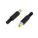 DCプラグ 4.3mm x 6mm DC オス ジャック アダプタ 2個