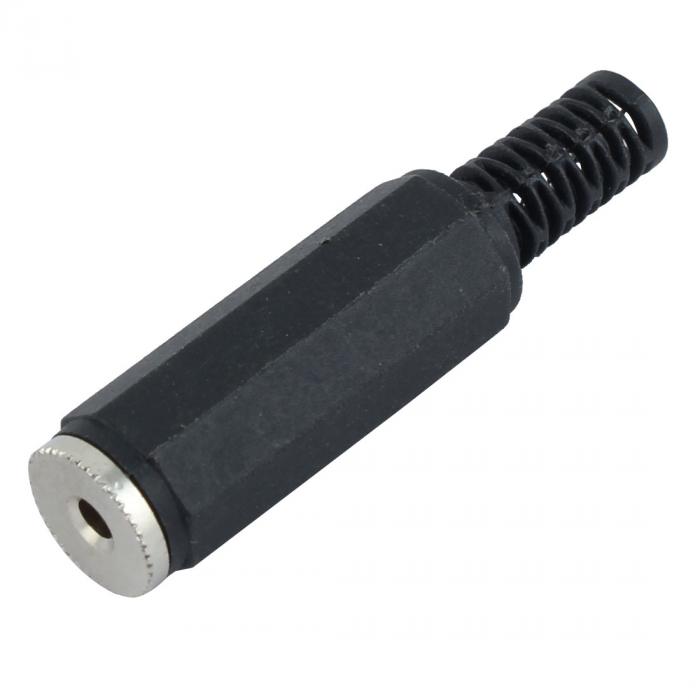 はんだ付けタイプ 3.5mmステレオ メスプラグ オーディオケーブル アダプタ コネクタ