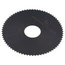 丸鋸ブレード 直径60 mm 厚さ0.8 mm 72歯 6542高速度鋼(HSS) 16 mmアーバー付き 窒化フライス盤 金属木材切断用
