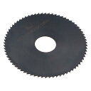 丸鋸ブレード 直径63 mm 厚さ1 mm 72歯 6542高速度鋼(HSS) 16 mmアーバー付き 窒化フライス盤 金属木材切断用