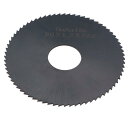 丸鋸ブレード 直径80 mm 厚さ1.2 mm 72歯 6542高速度鋼(HSS)22 mmアーバー付き 窒化フライス盤 金属木材切断用