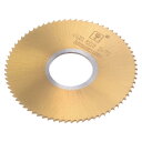 丸鋸ブレード 直径40 mm 厚さ0.8 mm 72歯 13 mmアーバー付き M35コバルト高速度鋼 チタンコーティングフライス盤 ステンレス鋼銅用