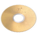 丸鋸ブレード 直径60 mm 厚さ0.8 mm 72歯 16 mmアーバー付き M35コバルト高速度鋼チタンコーティングフライス盤 ステンレス鋼銅用