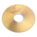 丸鋸ブレード 直径60 mm 厚さ1.2 mm 72歯 16 mmアーバー付き M35コバルト高速度鋼チタンコーティングフライス盤 ステンレス鋼銅用