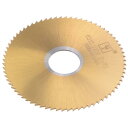 丸鋸ブレード 直径63 mm 厚さ1 mm 72歯 16 mmアーバー付き M35コバルト高速度鋼チタンコーティングフライス盤 ステンレス鋼銅用