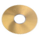丸鋸ブレード 直径75 mm 厚さ0.6 mm 72歯 22 mmアーバー付き M35コバルト高速度鋼チタンコーティングフライス盤 ステンレス鋼銅用