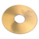 丸鋸ブレード 直径80mm 厚さ1.5mm 72歯 M35 コバルト 高速度鋼 チタンコーティングフライス盤 22mmアーバー付き ステンレス鋼 銅用