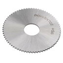 丸鋸ブレード直径60 mm 厚さ1.5 mm 72歯 6542高速度鋼(HSS)フライスカッター 16 mmアーバー付き 木製PVCアルミニウム切削用