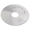 丸鋸ブレード 直径63 mm 厚さ1 mm 72歯 6542高速度鋼(HSS)フライスカッター 16 mmアーバー付き木製PVCアルミニウム切削用