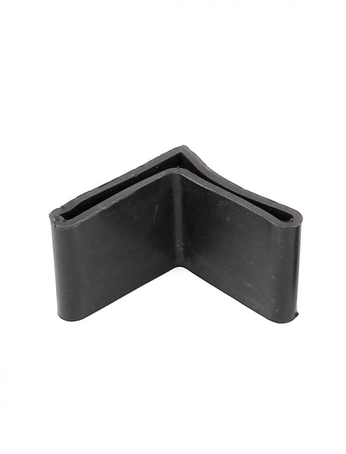 家具保護 家具足保護パッド テーブル 椅子 ゴム 三角形 ブラック アングル材 40mmx40mm 15個入り [3]