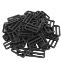 コードロック ストッパー バックル トライグライドバックル プラスチック材質 50mmストラップ幅 スライドバックル 50個入り