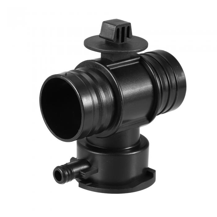 A ABSOPRO Do dgeに対応・Da kotaに対応2004 V8 285 4.7L用のクーラントサーモスタットハウジングカバーウォーターアウトレットコネクターパイプクーラント プラスチック製 黒