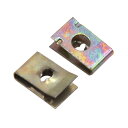 クリップ/リベット/ファスナー プラスチック材質 プッシュ型クリップ 20個入り