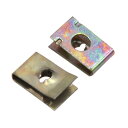 クリップ/リベット/ファスナー プラスチック材質 プッシュ型クリップ 30個入り