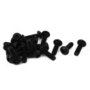 ネジ スクリュー 10-24 X 1.58cmUNC 10.9合金鋼 六角 ボルト ボタンヘッドネジ20個入り