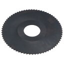 丸鋸ブレード 直径100mm 厚さ1.5mm 72歯 6542 高速度鋼 (HSS) 窒化フライス 27mmアーバー付き 金属木材切断用