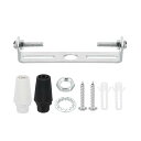 PATIKIL 80mm 照明器具取付けブらケット 1セット ユニバーサルライト 止め金具 照明器具 シェード固定用 鋼製 クロスバー ホーム ペンダント 壁ラ...