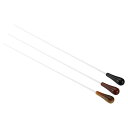 PATIKIL 38cm/15インチ 音楽指揮者バトン 3本セット 歌唱指導者 音楽監督向け イエロー レッド 黒 樹脂ハンドル