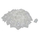 アングルブラケット クローゼットキャビネット シェルフコーナー サポート プラスチック ホワイト 100個入り