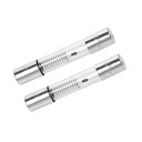 代替ヒューズ ガラス製 シルバートーン 電子レンジカートリッジヒューズ 0.65A DC 5000V 6x40mm 2個入り