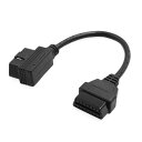 診断コネクタケーブル DC 12V 全長30cm 16ピンOBDコネクタ obd2延長ケーブルobd(2)