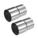 A ABSOPRO 排 気管アダプターコネクターレデューサー 内径55 mm -外径60 mm 排 気アダプター ユニバーサル 車 トラック ピックアップ用 耐...