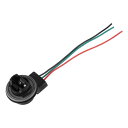 A ABSOPRO バルブソケットハーネスワイヤー 3157 LED電球 ターンシグナルライト ブレーキライト用 交換用ケーブルハーネスコネクタ(2)