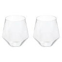 2個のワイングラス12oz PET、ダイヤモンド形状のドリンキンググラス、ステムレスワイングラス、赤白ワイン、誕生日、結婚式、父の日、独身パーティー