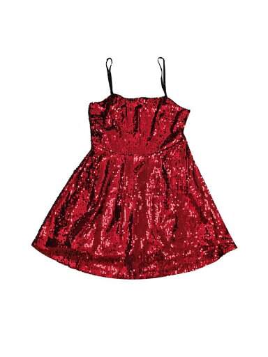 Allegra K キャミソールドレス スパンコールドレス ストラップワンピース パーティー グリッター スパークル 調節可能 スパゲッティ レディース レッド L Allegra K キャミソールドレス スパンコールドレス ストラップワンピース パーティー グリッター スパークル 調節可能 スパゲッティ レディース レッド L