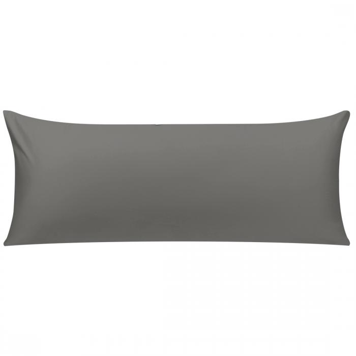 枕カバー?100％エジプト綿?300スレッドカウントソフト?通気性?フェード ジッパー付き クロージャー枕カバー付き 暗灰色 20 