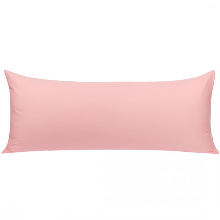 枕カバー?100％エジプト綿?300スレッドカウントソフト?通気性?フェード ジッパー付き クロージャー枕カバー付き ピンク 20 