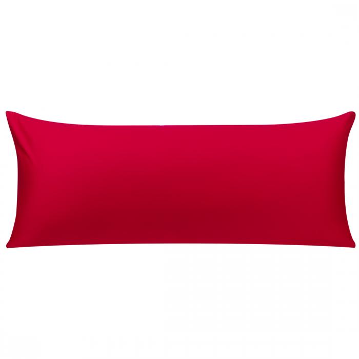 枕カバー?100％エジプト綿?300スレッドカウントソフト?通気性?フェード ジッパー付き クロージャー枕カバー付き 赤 20 