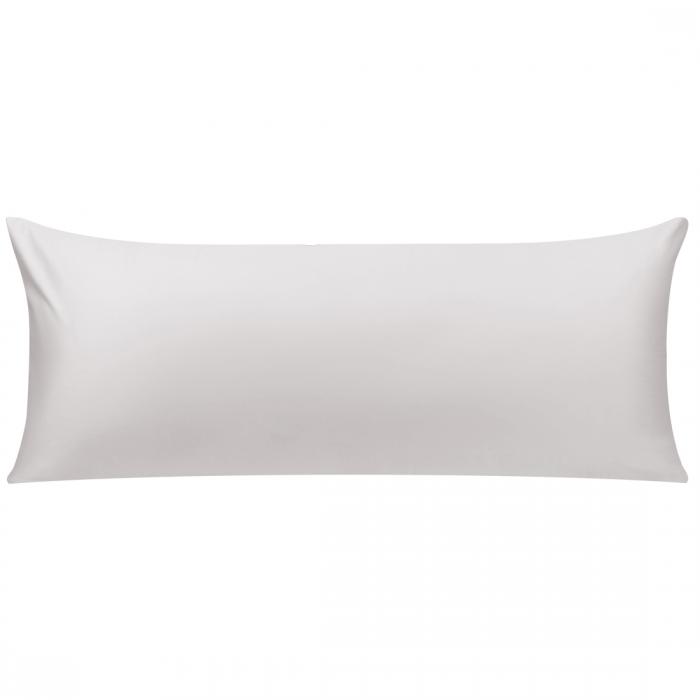 枕カバー?100％エジプト綿?300スレッドカウントソフト?通気性?フェード ジッパー付き クロージャー枕カバー付き シルバーグレー 20 