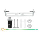 シーリングライトプレート 80x18x16 mm 照明器具取付用ブラケット ホームオフィスシャンデリア用 1セット