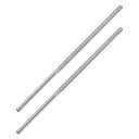 チャッキングリーマー 1.5mm C3/K10 タングステンカーバイド H7 精度旋盤機械リーマー 4 ストレートフルート フライス盤 2個入り