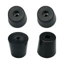 家具足ホルダー ゴムキャップ 滑り止め家具足パッド ラバー D49x40xH50mm 4個入り