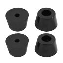 家具足保護パッド バンパーパッド 家具足カバー ラバー D25x19xH15mm 4個入り