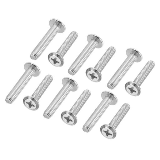 PATIKIL ラウンドヘッドネジ 16個入りM6-1 x 30mm 304ステンレススチール18-8フルスレッド マシンスクリューファニチャースクリューコネクターボルト PATIKIL ラウンドヘッドネジ 16個入りM6-1 x 30mm 304ステンレススチール18-8フルスレッド マシンスクリューファニチャースクリューコネクターボルト