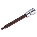 12.7mm スクエアドライバーx H6六角ビットソケット クロムバナジウム鋼製 非磁性超長尺メトリックスクエアドライブ 六角ビットソケットスター S2スチール...
