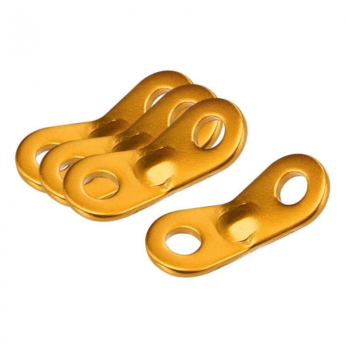 アルミロープテンショナー テントコードアジャスター ロープスライダー ロープ調節 7mm2穴 屋外キャン..