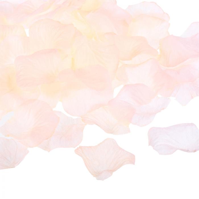 PATIKIL 人工バラ花びら 1200個 フェイクフラワー シルク花びら 装飾用品 記念日 結婚式 パーティーイベント装飾用 ローズピンク