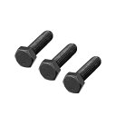 左手六角ボルト M8x30mm 炭素鋼材質 六角頭ねじ グレード12.9 ブラック 3個入り(4)
