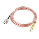 BNCオス-3.5mmモノラルTSオス 同軸電源オーディオケーブル 10フィート(4)